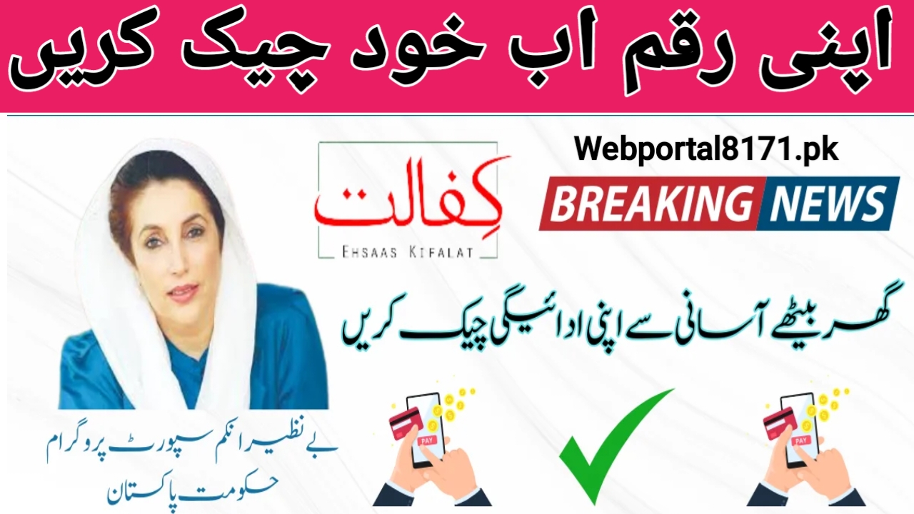 Shoking News How To Check Payment Benazir Kafalat Online 2024