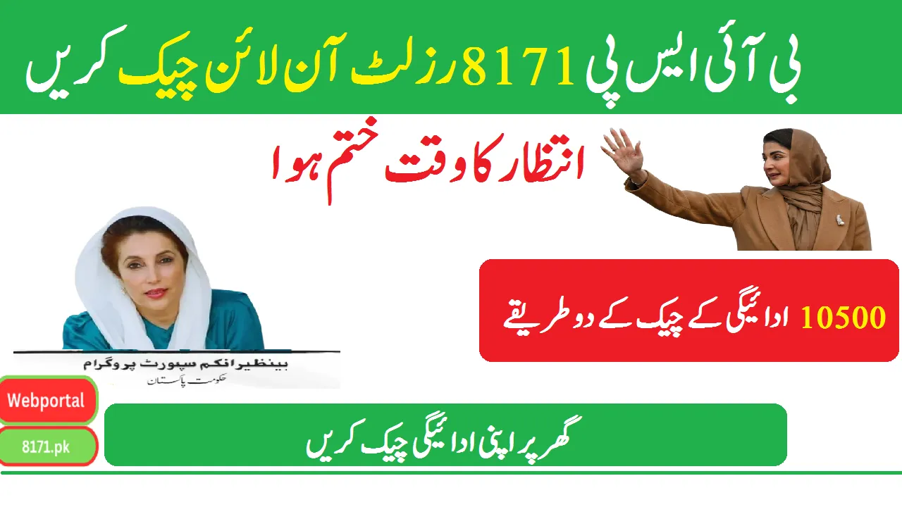 BISP 8171 Result Check Online by CNIC