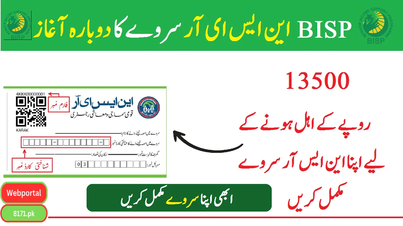 BISP Relaunch of NSER Survey